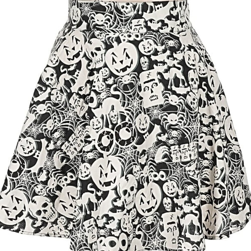 Spooky Skirt! Perfect Print!